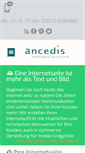 Mobile Screenshot of ancedis.de